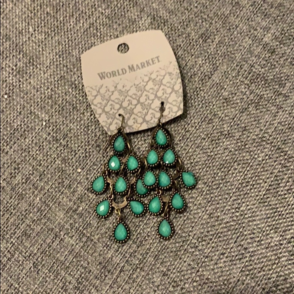 Turquoise dangling earrings